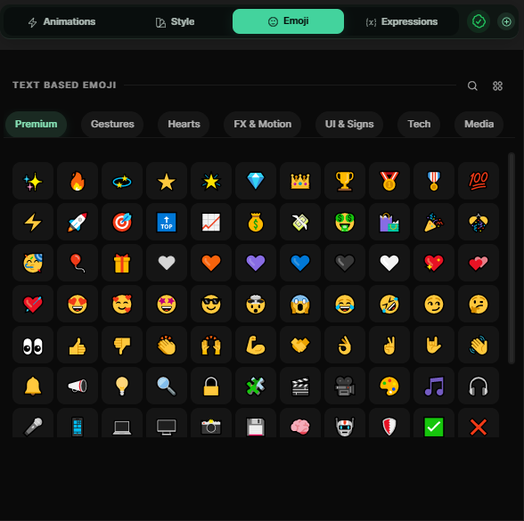 Emoji Library